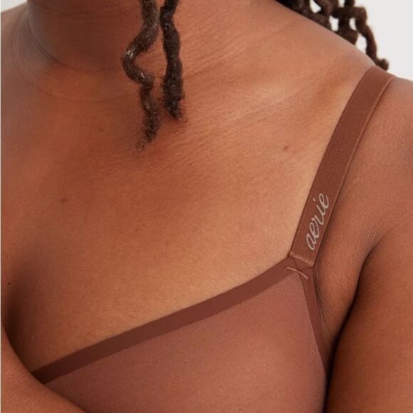 Aerie Smoothez Mesh Unlined Bra - Picture 5 of 5